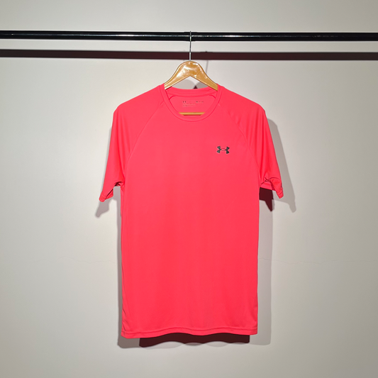 Under Armour Dry Fit T-Shirt – Neon Red #034