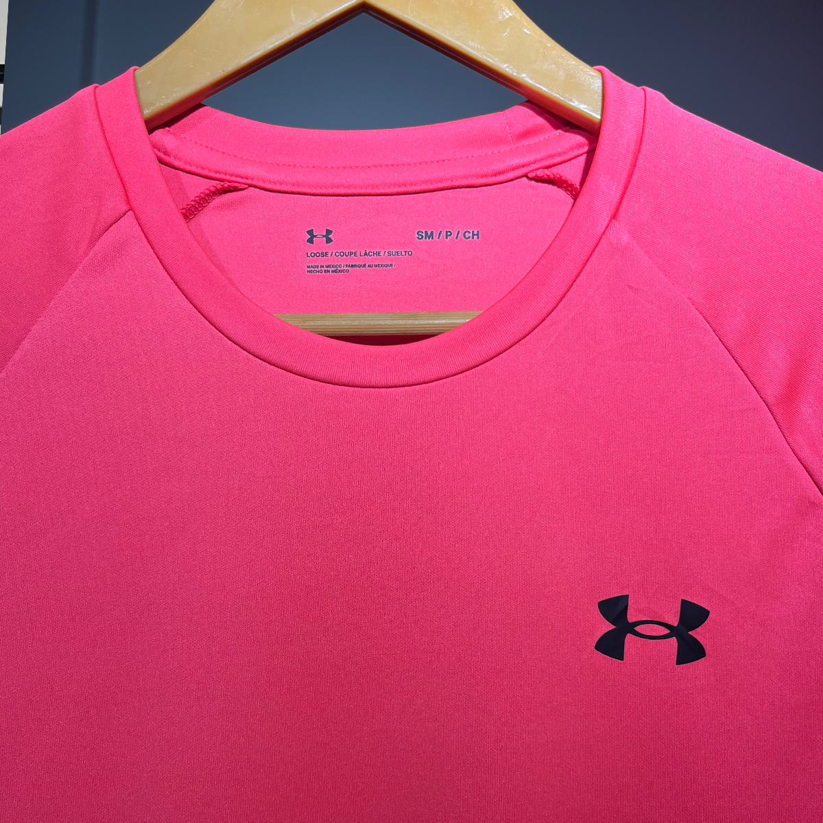 Under Armour Dry Fit T-Shirt – Neon Red #034