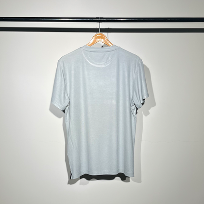 Zara Minimalist Light Grey Dry Fit T-Shirt #032